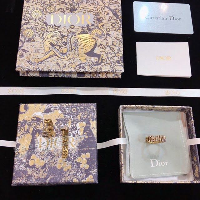 Dior飾品 迪奧經典熱銷款CD耳釘 純銀針耳環  zgd1383